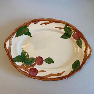 Vintage Franciscan Apple Dinnerware 14 x 10" Serving Platter Made in England EUC